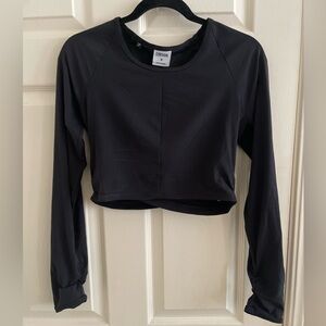 Gymshark x Whitney Simmons V2 Cropped Long Sleeve in Black